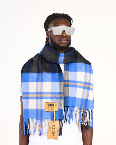 Tartan Wool and Cashmere Scarves for Winter