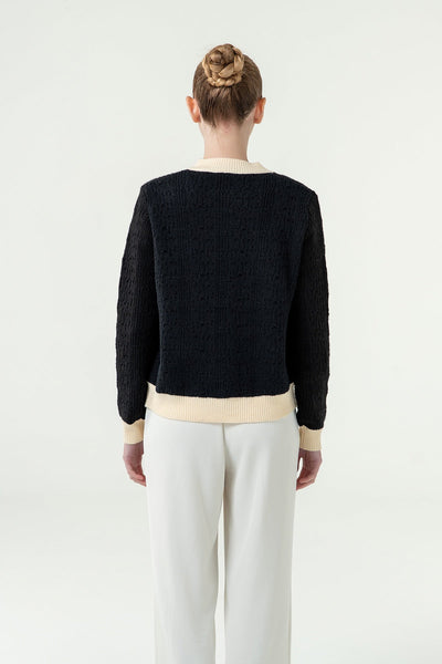 Lucchi Italy Women's Cardigan - Black