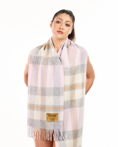 Lucchi Italy Cashmere Scarf Scottish Mackellar Tartan