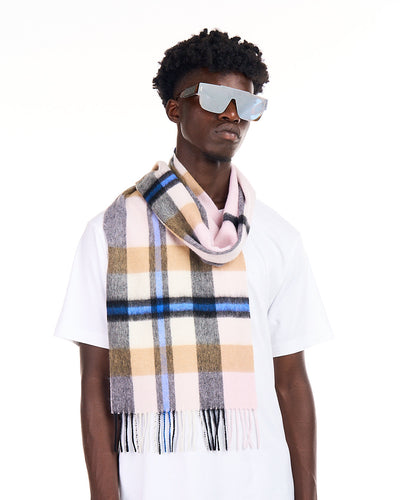 100% Pure Lambswool Scarf DC Camel/Cream