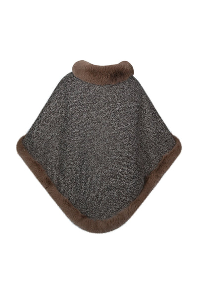 Lucchi Italy Women's Poncho - Beige
