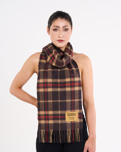 100% Pure Lambswool Scarf Thomson Black