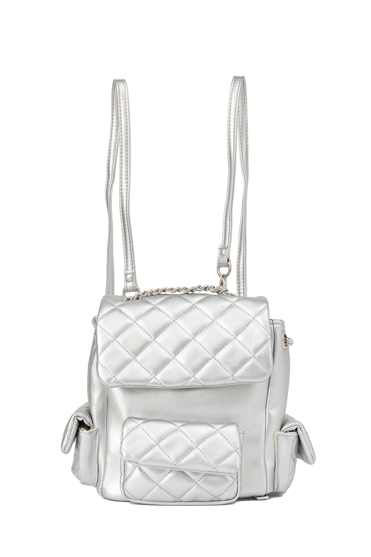 Lucchi Italy Women's Handbag Design - Silver Style 2