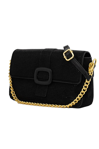 Lucchi Italy Women's Handbag Design - Crystal Black