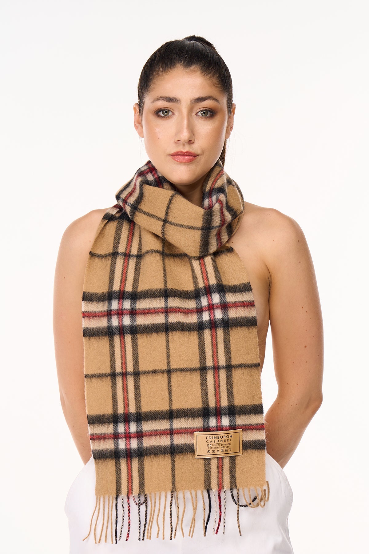 Lucchi Italy Scarf Scottish Design 100% Pure Lambswool