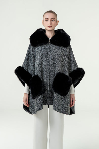 Lucchi Italy Women's Cape - Black