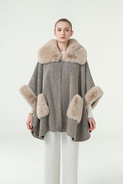 Lucchi Italy Women's Cape - Grey