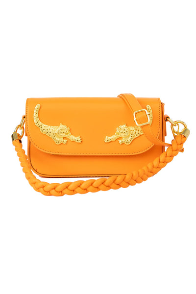 Lucchi Italy Women's Handbag Design - Orange Style 1