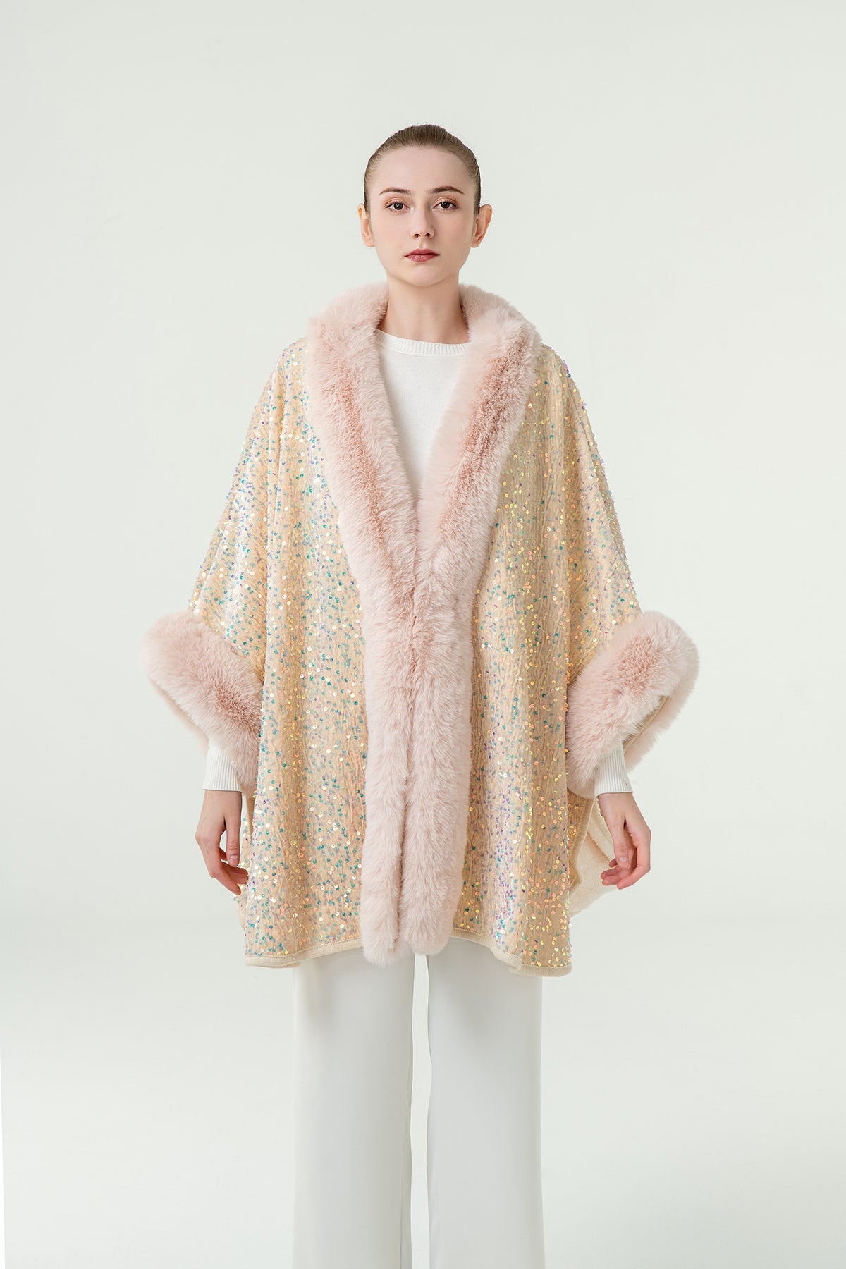 Lucchi Italy Women's Cape - Pink