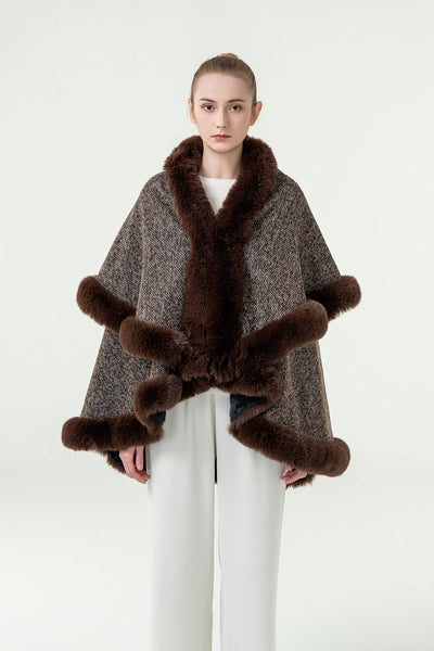 Lucchi Italy Women's Cape - Brown