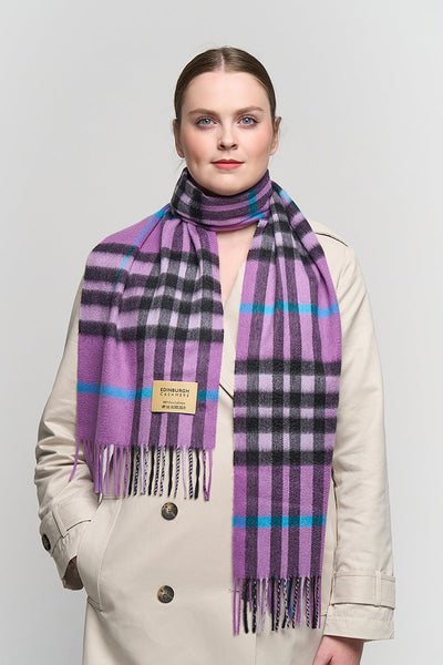 Cashmere Designer Scarf Iconic DC Classic