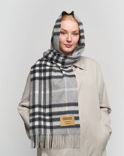 Cashmere Designer Scarf Iconic DC Classic