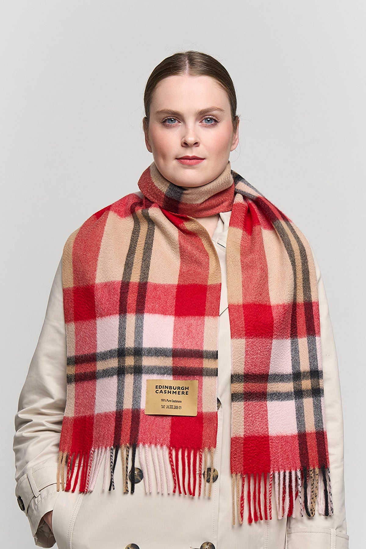 DC Scott Cashmere Scarf Red