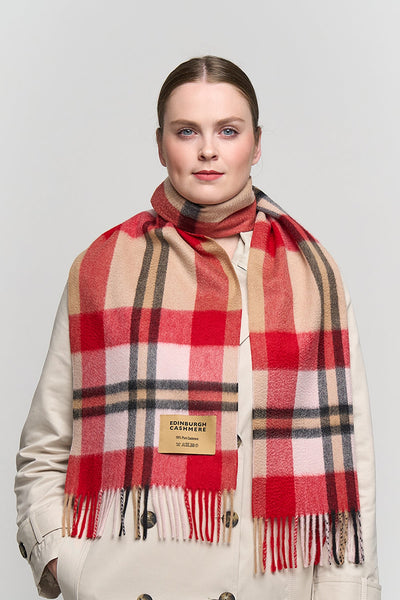 DC Scott Cashmere Scarf Red