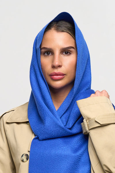 100% Pure Cashmere Scarf Dark Blue