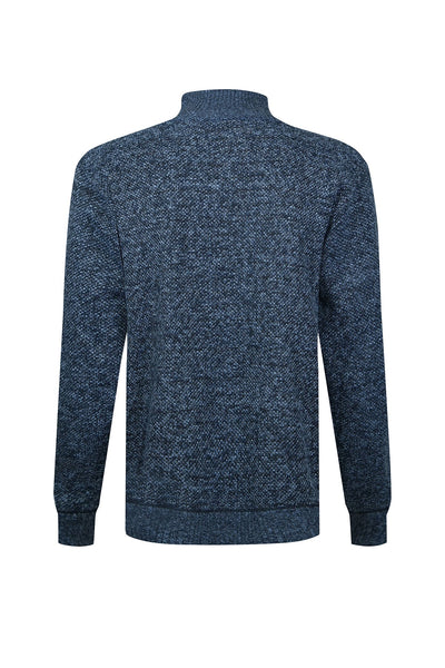Lucchi Italy Men's Cardigan - Blue