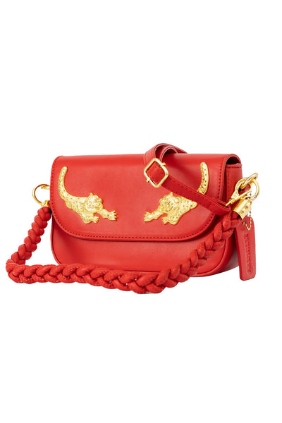 Lucchi Italy Women's Handbag Design - Red Style 1