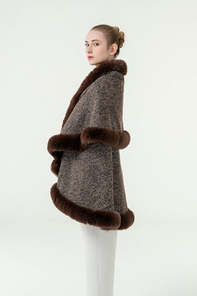 Lucchi Italy Women's Cape - Brown