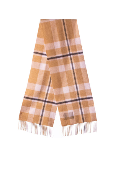 100% Pure Lambswool Scarf DC Camel