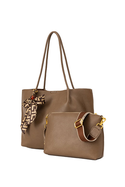 Lucchi Italy Women's Handbag Design - Chocolate Style 3