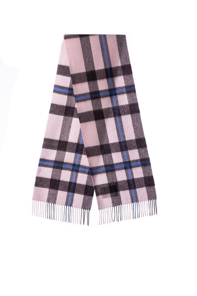 100% Pure Lambswool Scarf DC White/Black