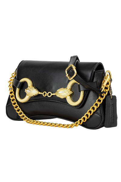 Lucchi Italy Women's Handbag Design - Black Style 14