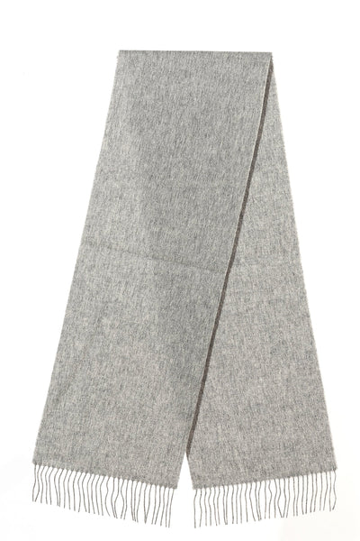 Lucchi Italy 100% Pure Cashmere Scarf Grey Small