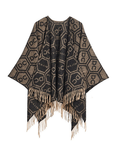 Lucchi Italy Cape Exclusive Iconic Design 100% Pure Wool