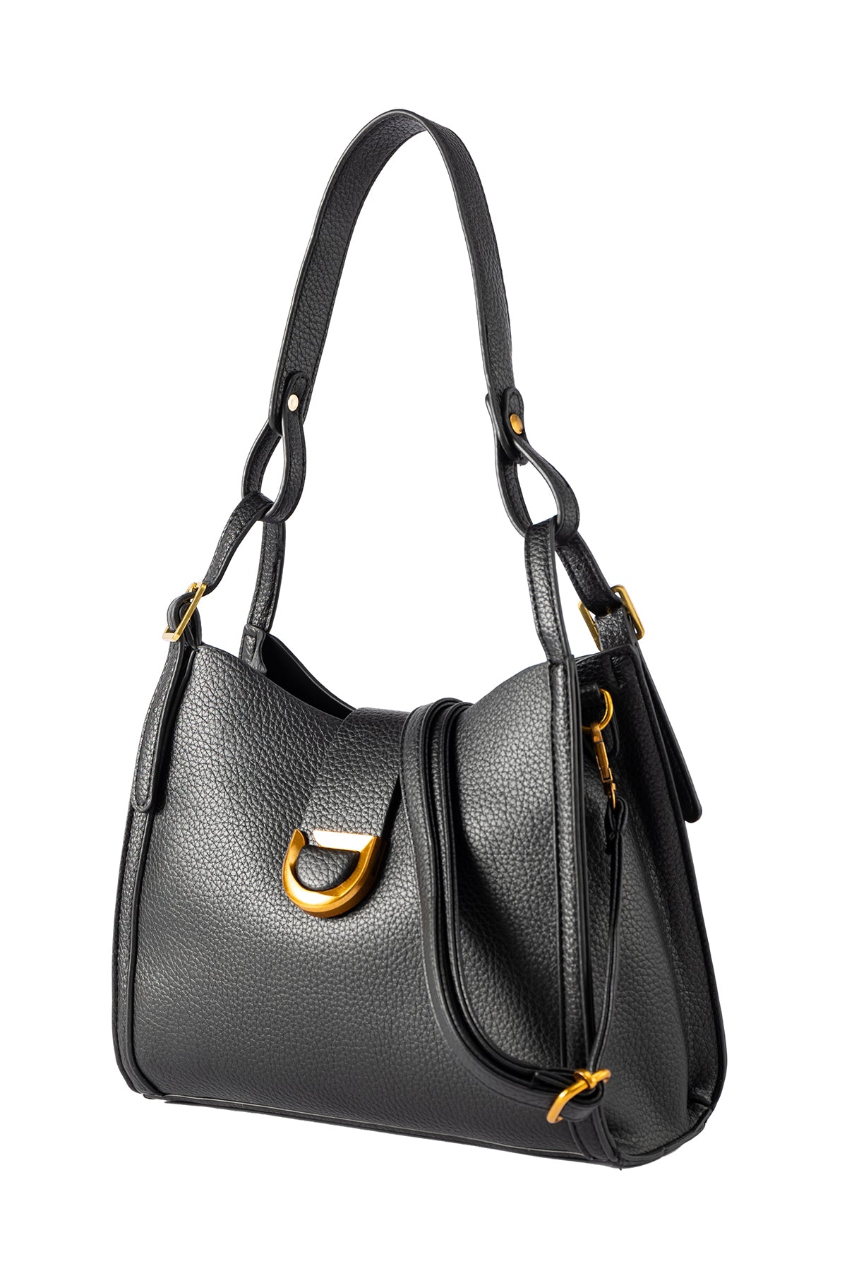 Lucchi Italy Women's Handbag Design - Black Style 10