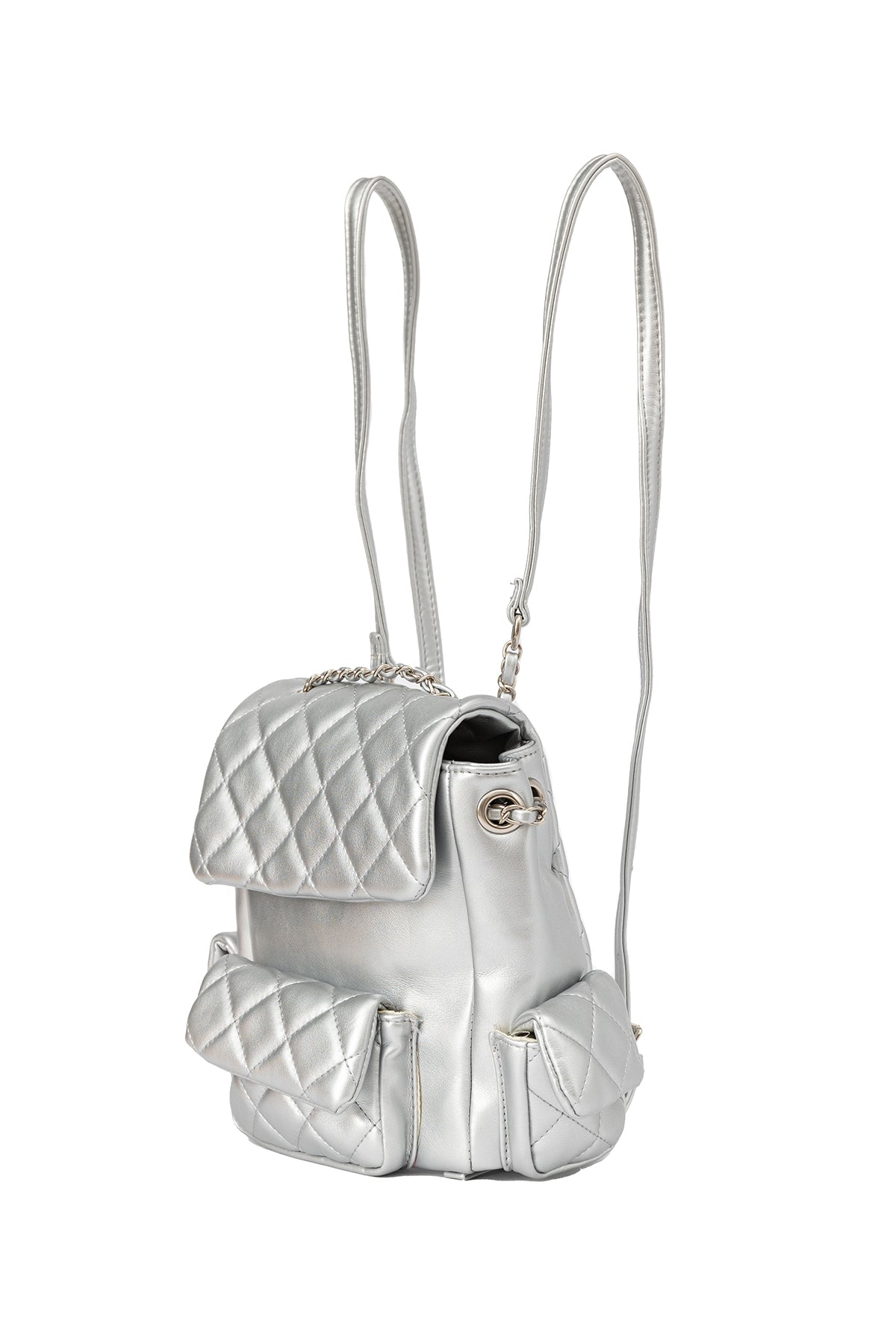Lucchi Italy Women's Handbag Design - Silver Style 2