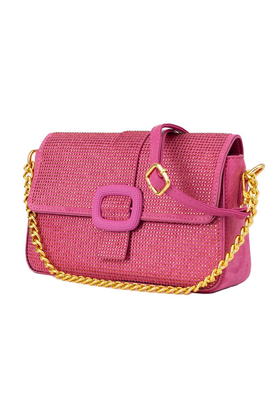 Lucchi Italy Women's Handbag Design - Crystal Hot Pink