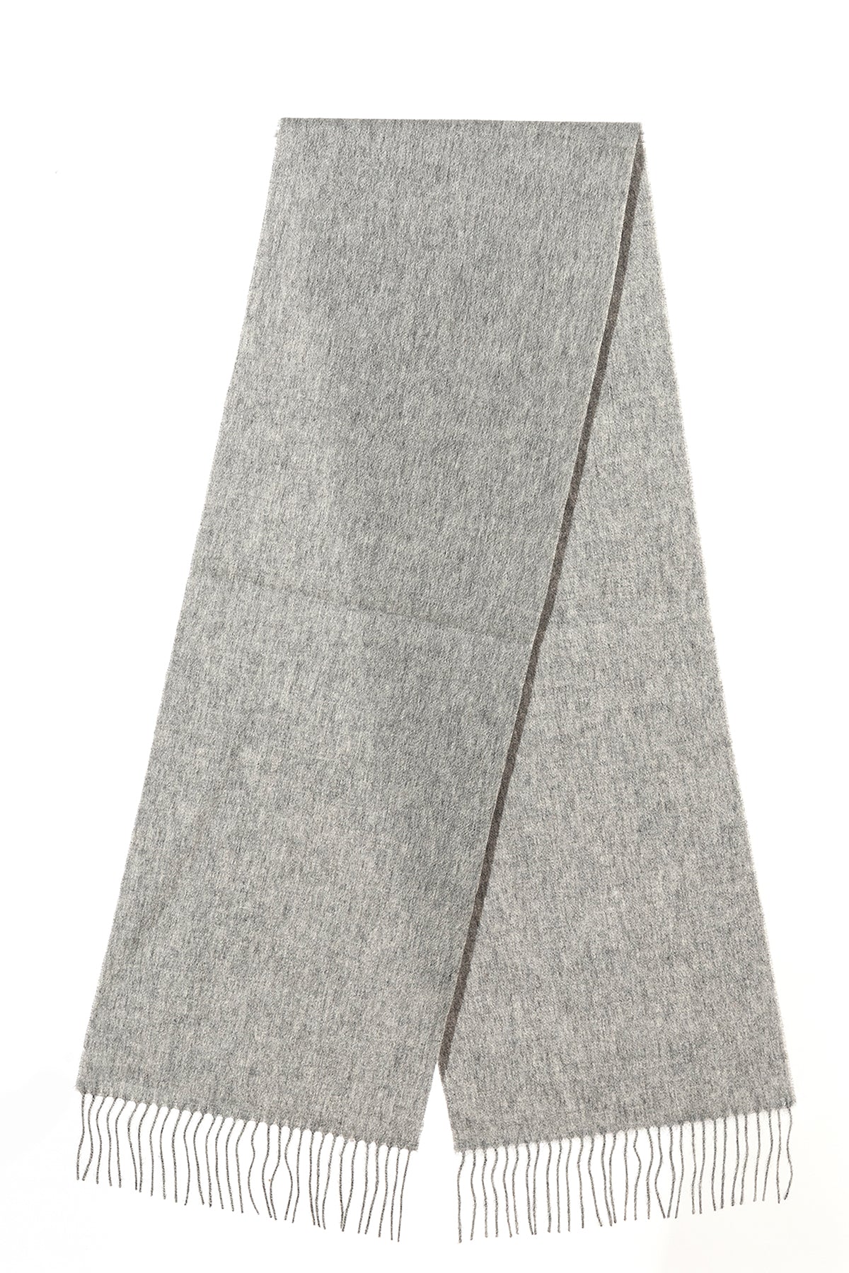 Lucchi Italy 100% Pure Cashmere Scarf Grey