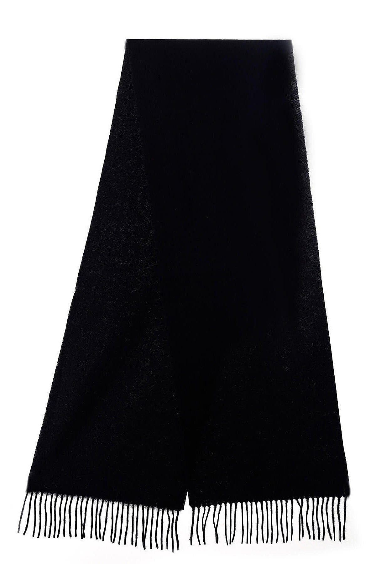 Lucchi Italy 100% Pure Cashmere Scarf Black