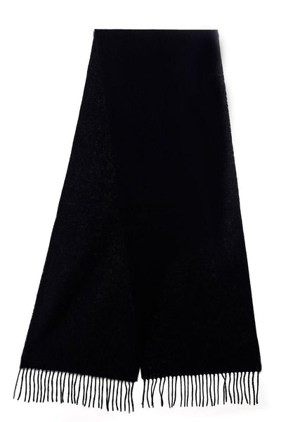 Lucchi Italy 100% Pure Cashmere Scarf Black