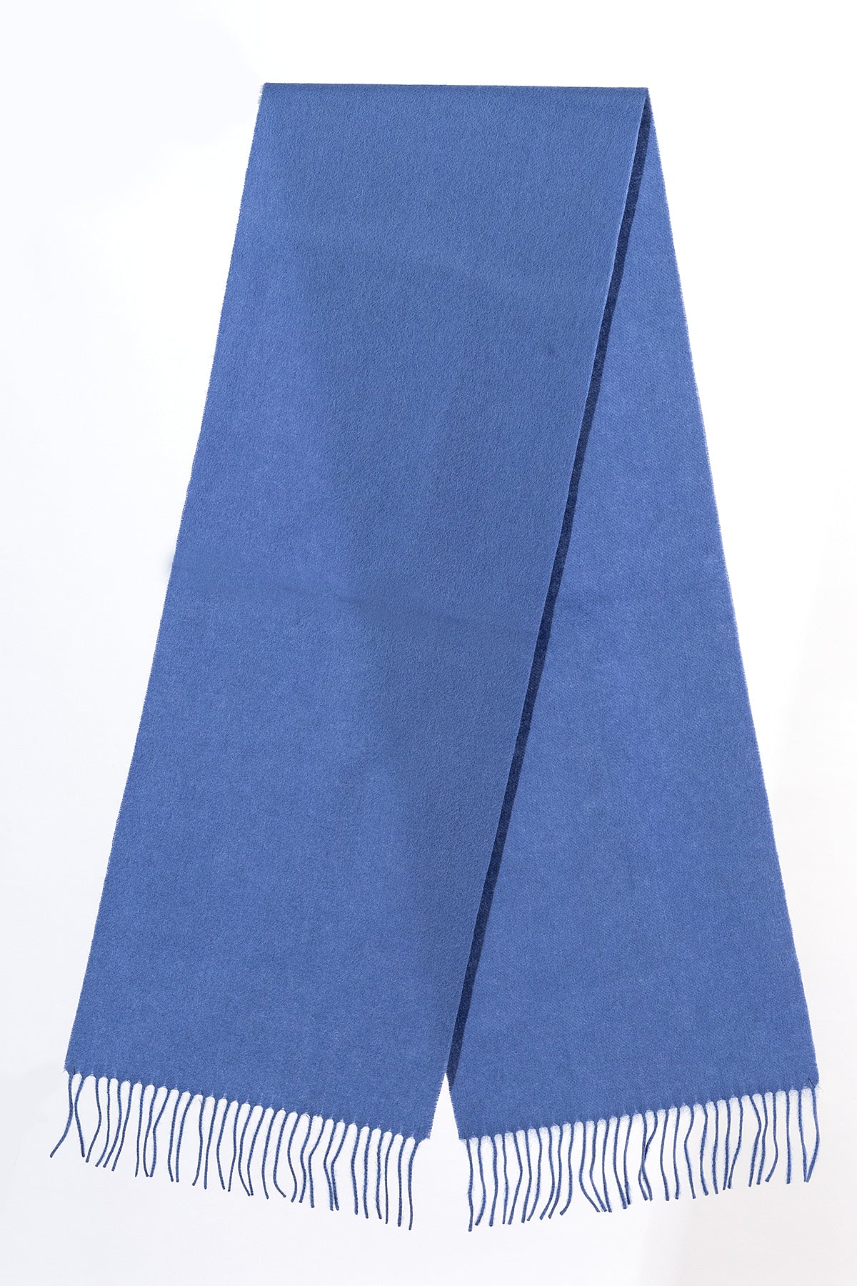 Lucchi Italy 100% Pure Cashmere Scarf Light Blue