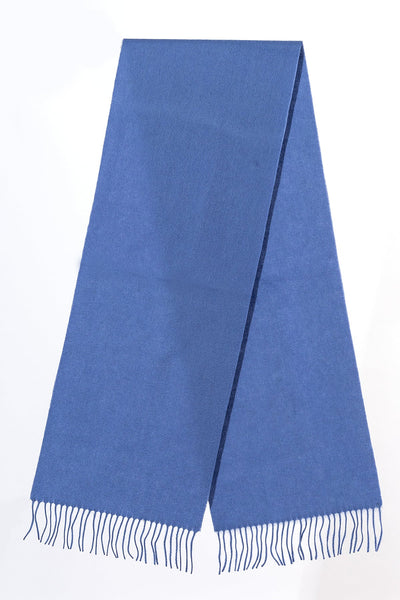 Lucchi Italy 100% Pure Cashmere Scarf Light Blue