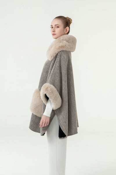 Lucchi Italy Women's Cape - Grey