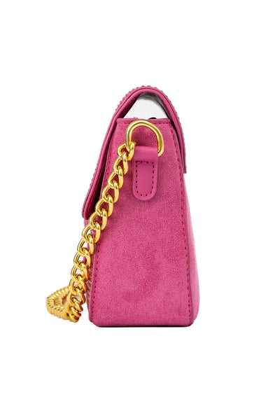 Lucchi Italy Women's Handbag Design - Crystal Hot Pink