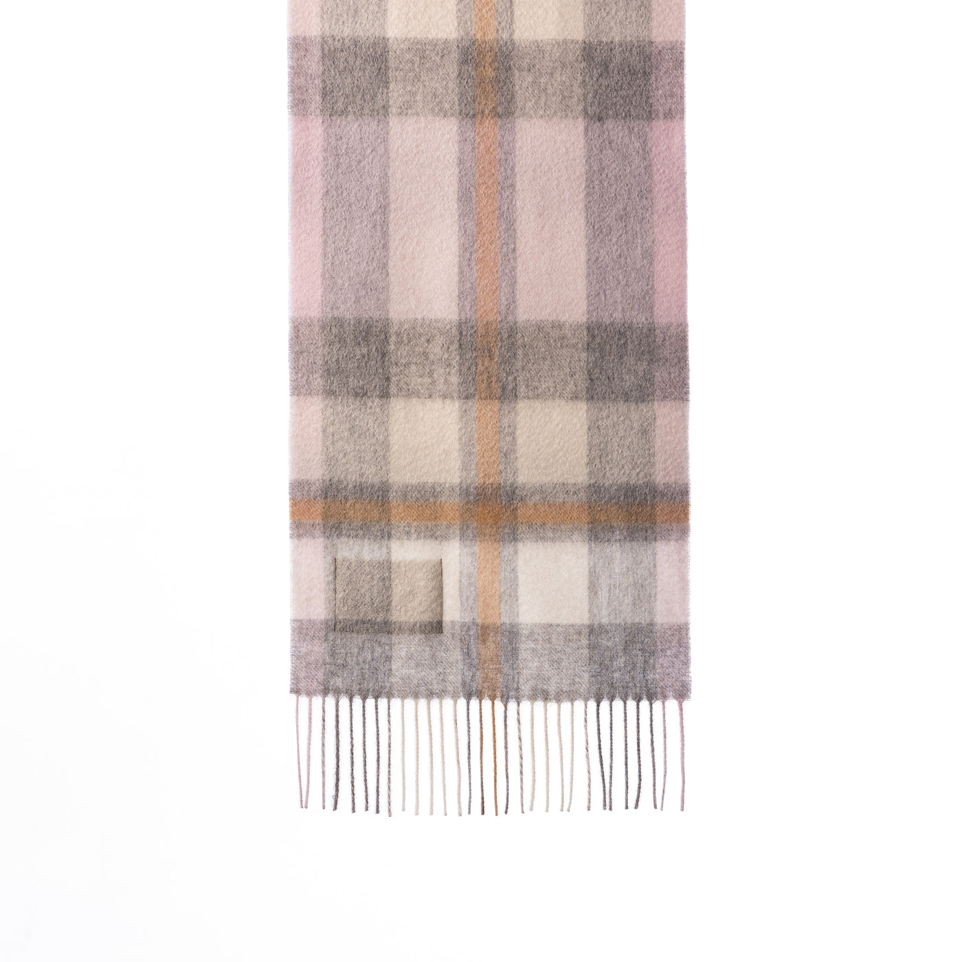 100% Pure Lambswool Scarf DC Scott Pink