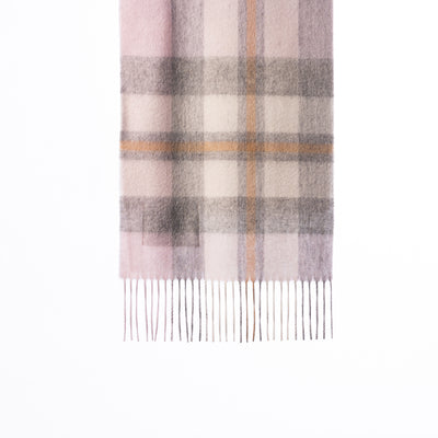 100% Pure Lambswool Scarf DC Camel/White