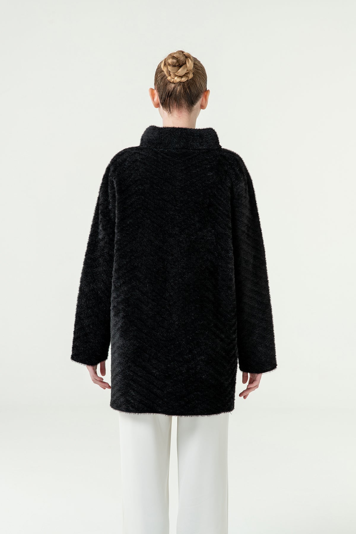 Lucchi Italy Women's Fur Coat - Black