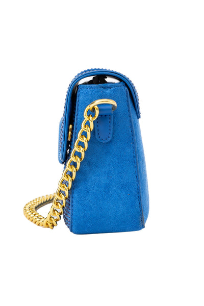 Lucchi Italy Women's Handbag Design - Crystal Blue