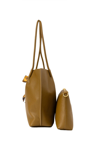 Lucchi Italy Women's Handbag Design - Mustard Style 1