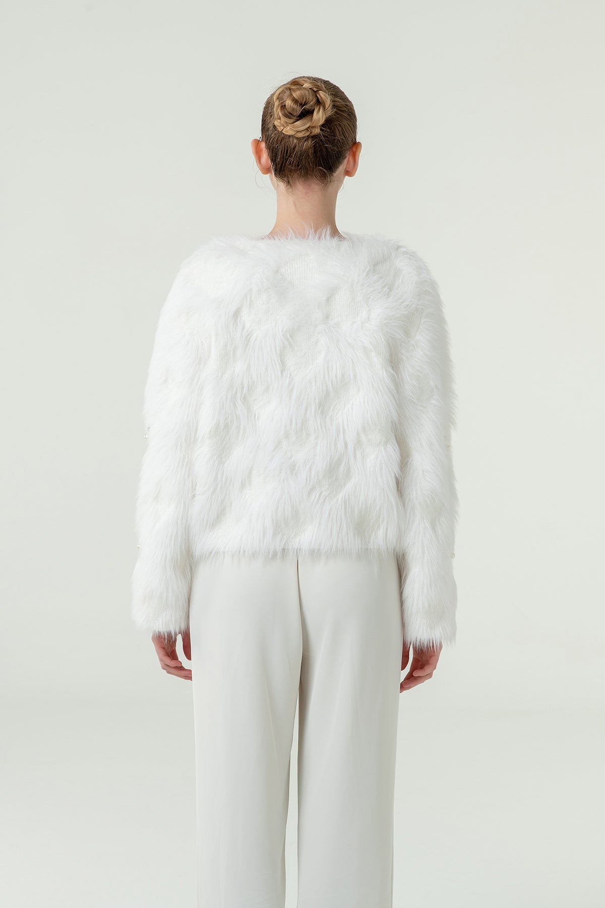 Lucchi Italy Women's Cardigan - White