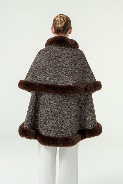 Lucchi Italy Women's Cape - Brown