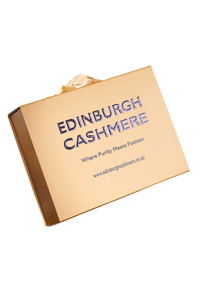 Children's Cashmere Scarf Thomson Camel Light Tartan