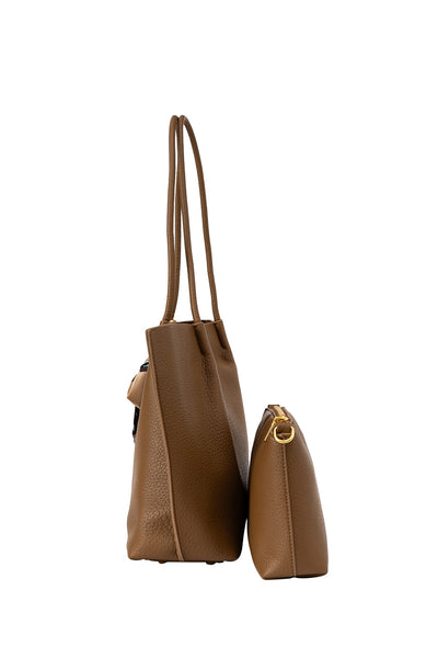 Lucchi Italy Women's Handbag Design - Dark Brown