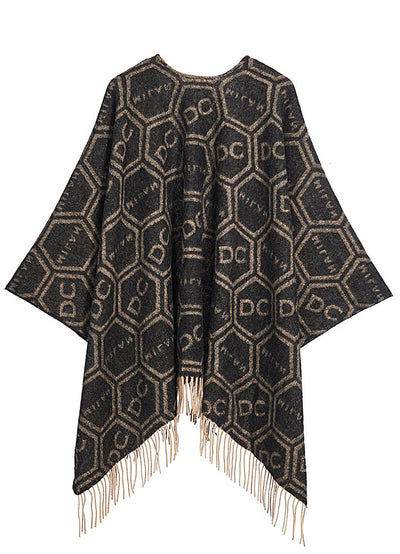 Lucchi Italy Cape Exclusive Iconic Design 100% Pure Wool