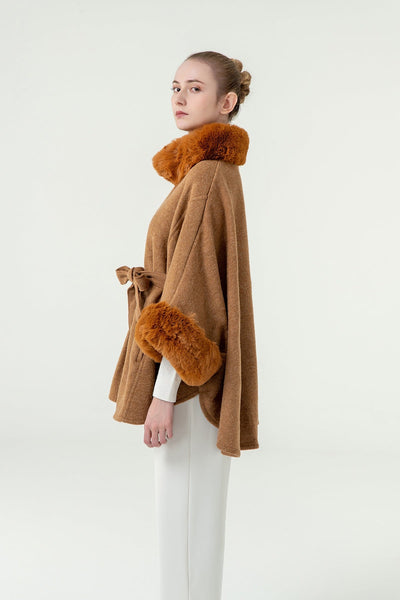Lucchi Italy Women's Cape - Brown
