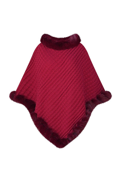 Lucchi Italy Women's Poncho - Pink